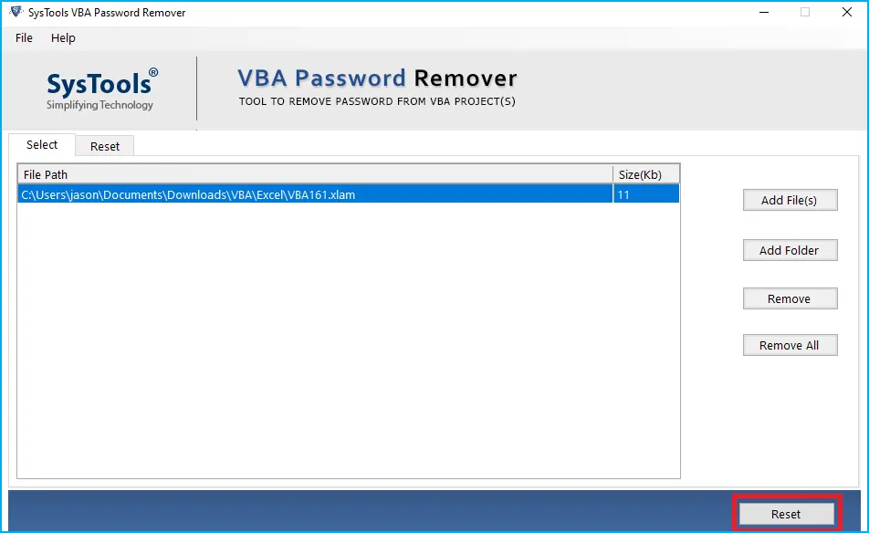 remove password