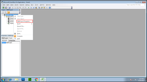 VBAProject-Properties