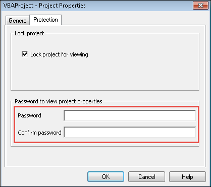 bypass vba password access